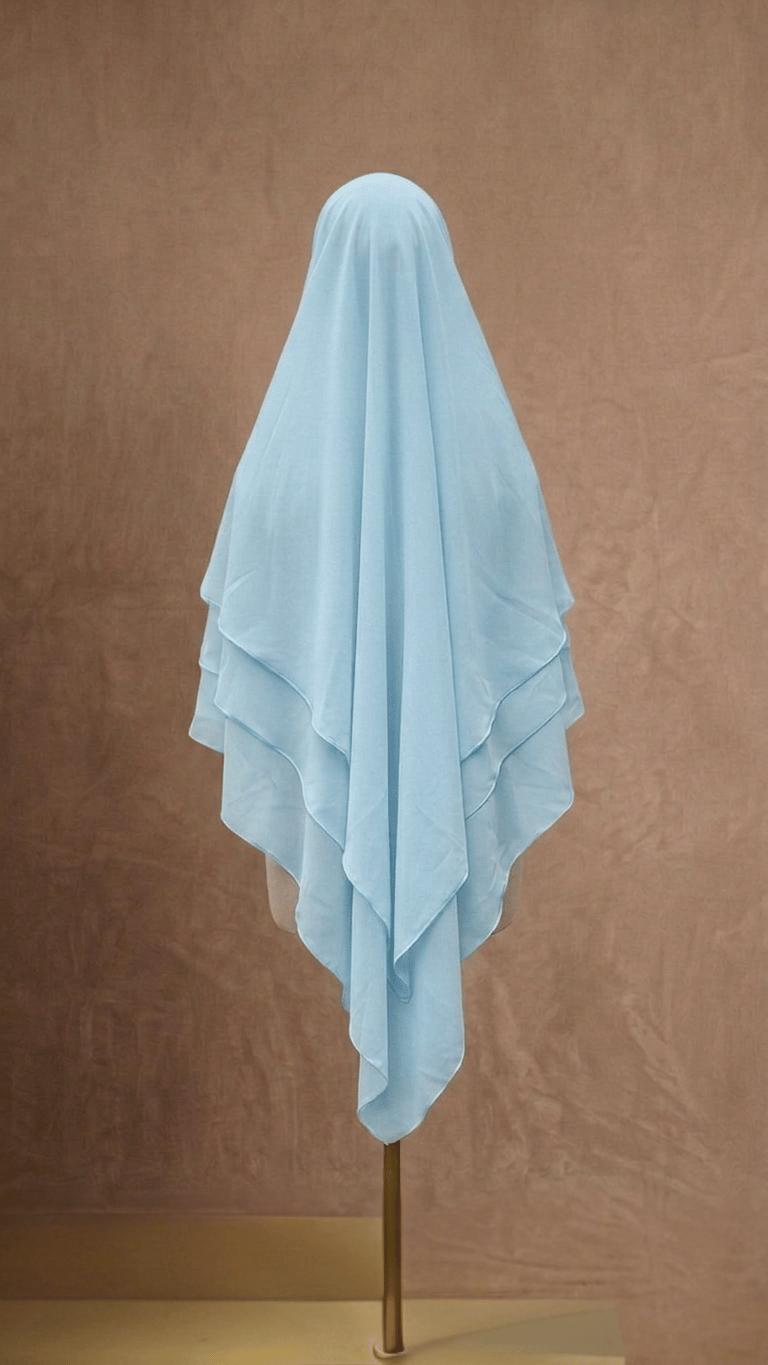 Khimar 3 layers hijab + nakab pati