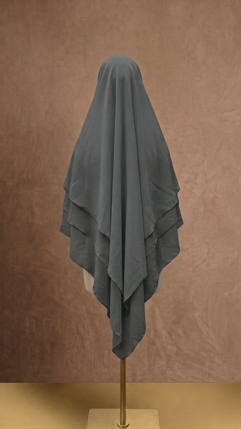 Khimar 3 layers hijab + nakab pati