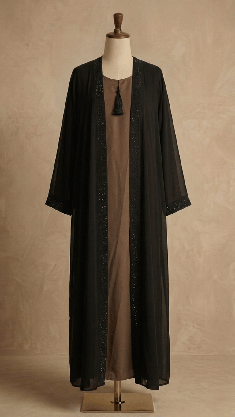 Evaa double upper abaya