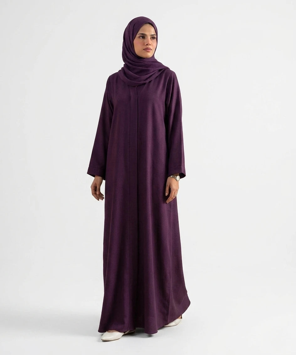 Grace open front pocket abaya