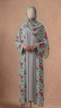 Twilight 03 peice double upper abaya