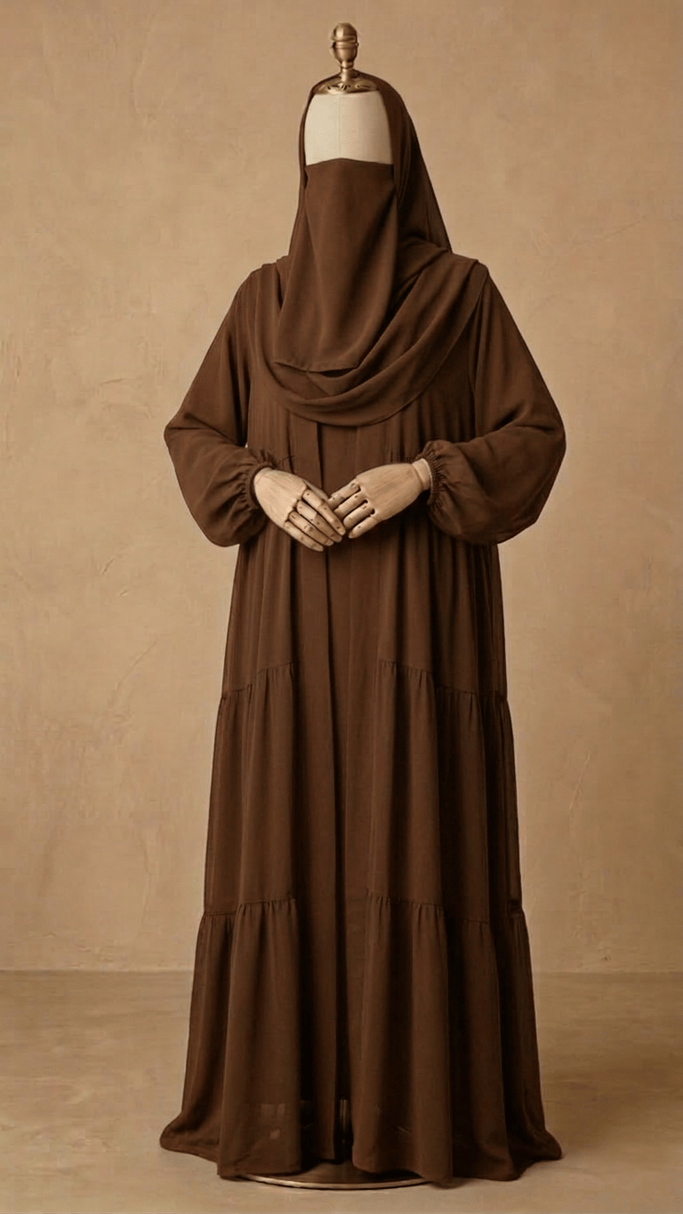 (Wave Steps  موجات الدرج ) 04 piece abaya