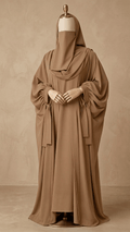 Butterfly Wing  04 piece kaftan abaya