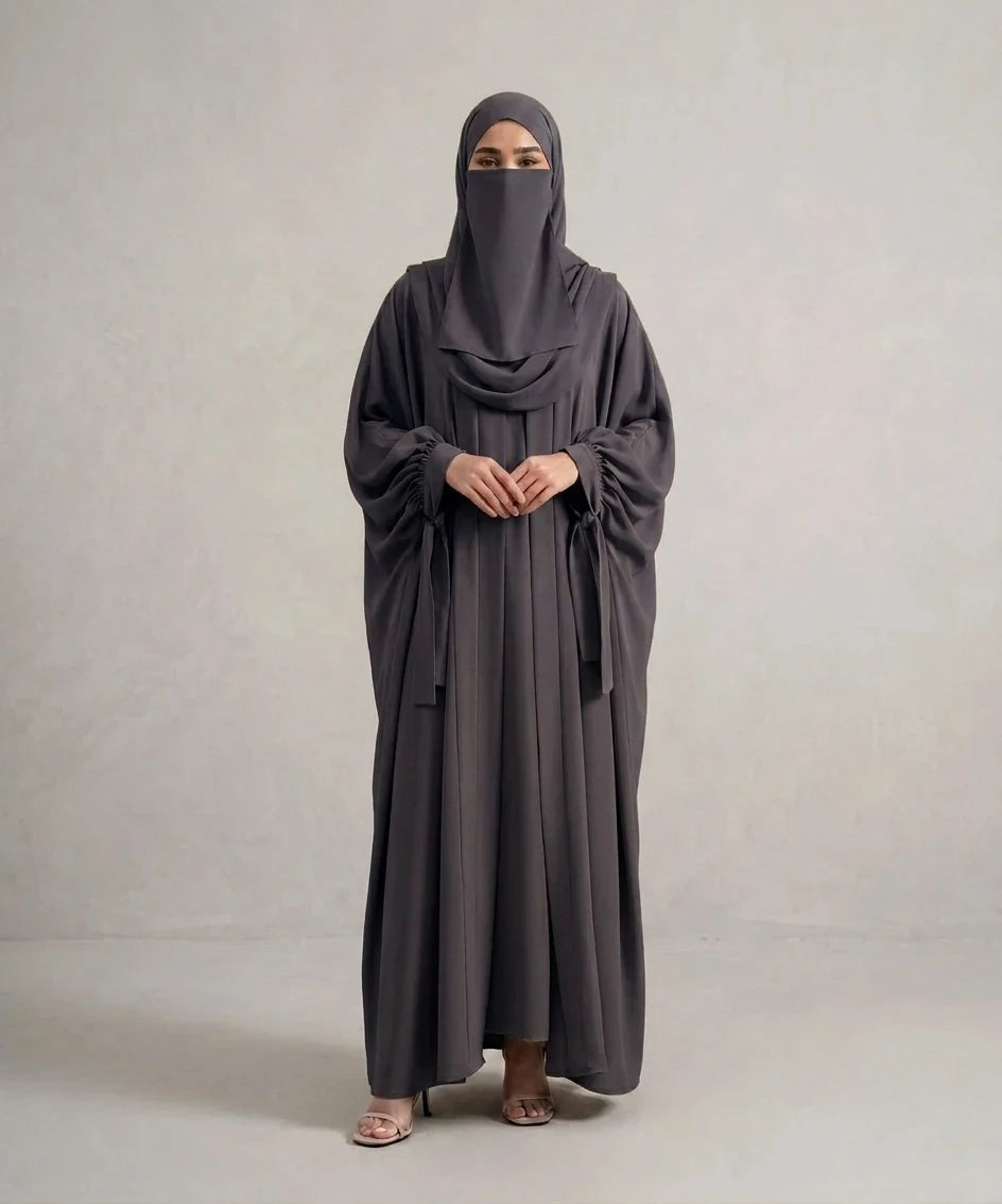 Butterfly Wing  04 piece kaftan abaya