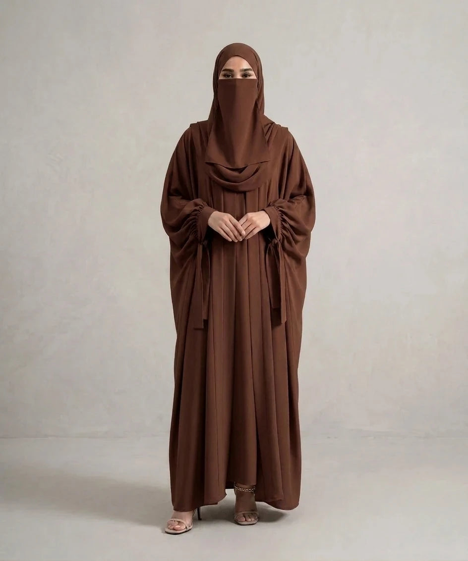 Butterfly Wing  04 piece kaftan abaya