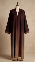 Shade open front abaya