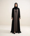 Layers  02 piece double upper abaya