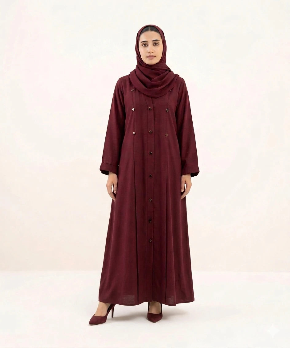 Dignity open front abaya .