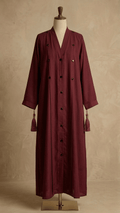 Dignity open front abaya .