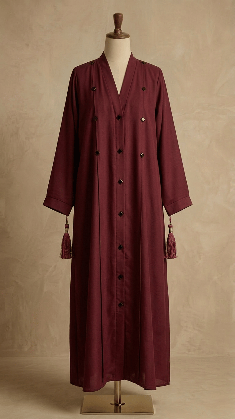 Dignity كرامة open front abaya .