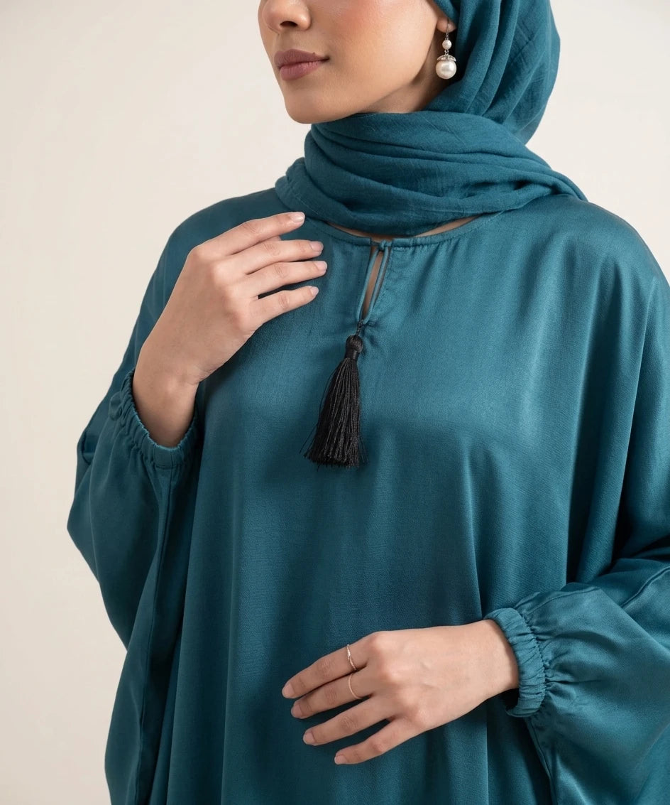 Wing plain bagi style abaya