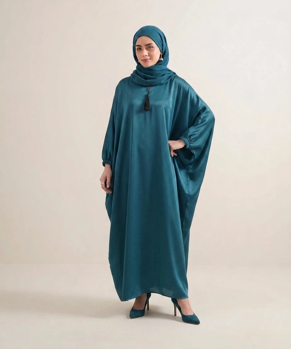 Wing plain bagi style abaya