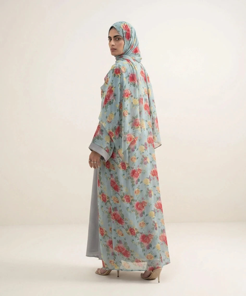 Twilight 03 peice double upper abaya