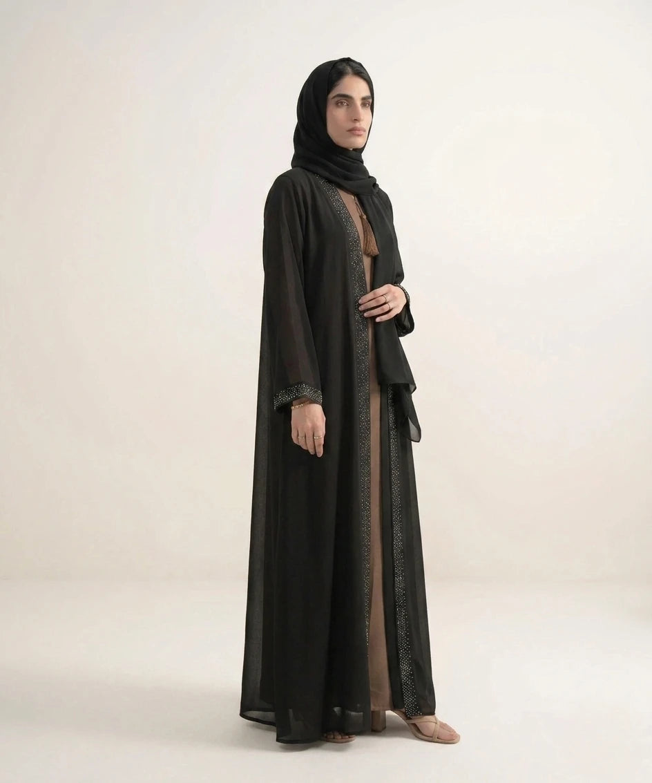 Evaa double upper abaya
