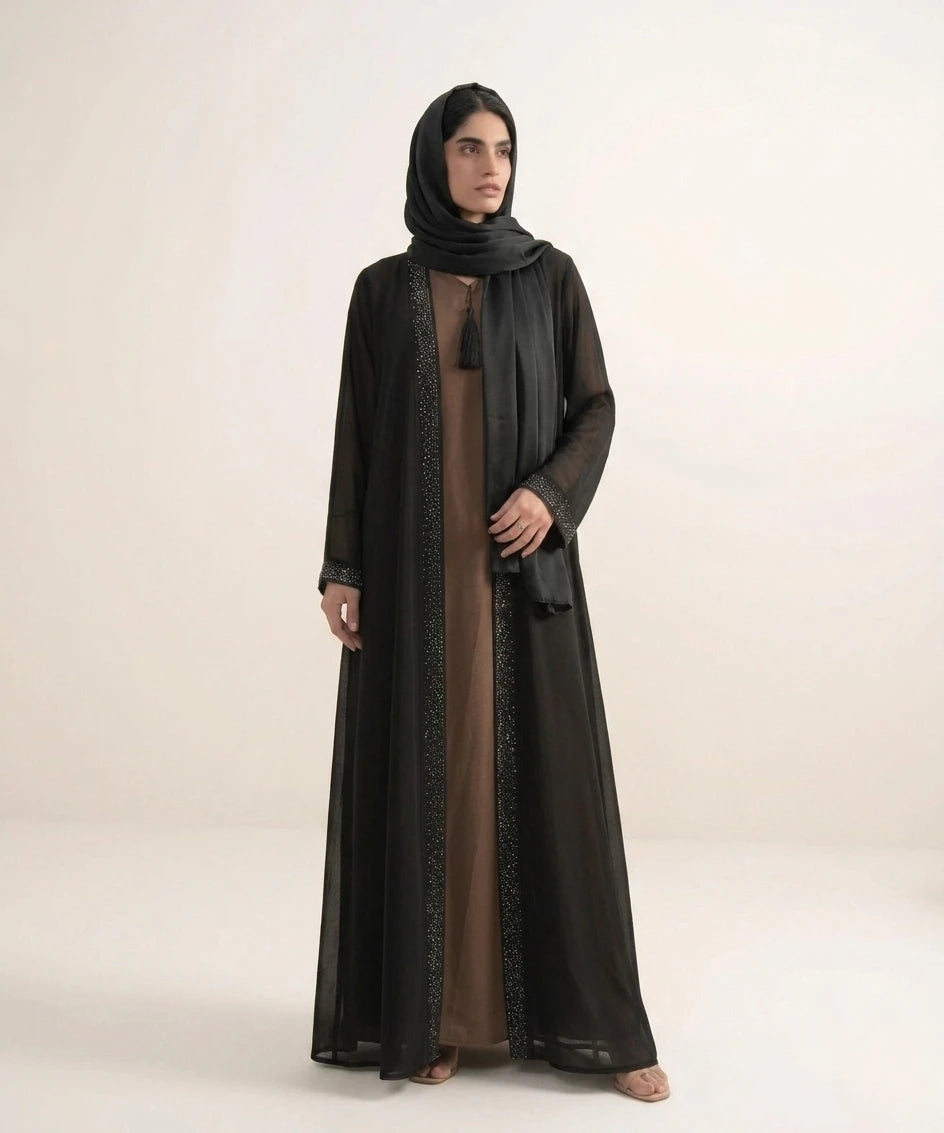 Evaa double upper abaya