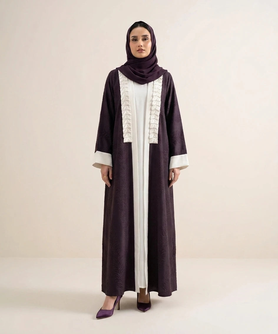 Branches double upper abaya