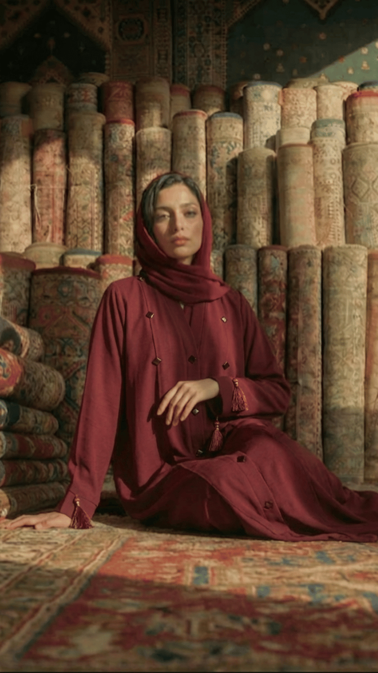 Dignity open front abaya .