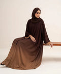 Shade open front abaya