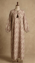 Blossom printed abaya .