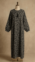 Nightbloom printed abaya