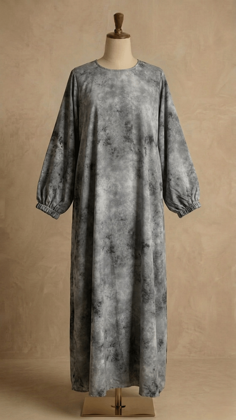 Dusk printed abaya
