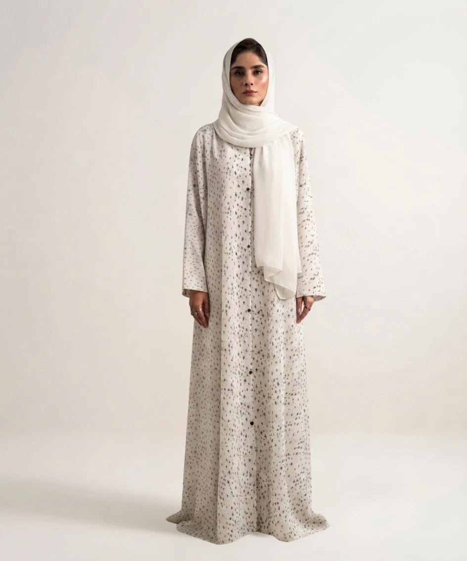 Twinkle printed abaya.