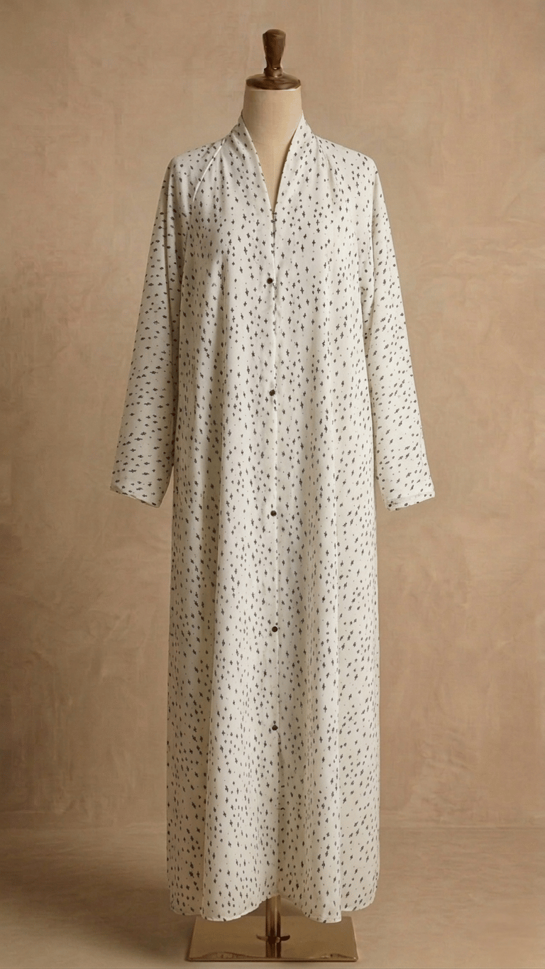 Twinkle printed abaya.