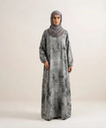 Dusk printed abaya
