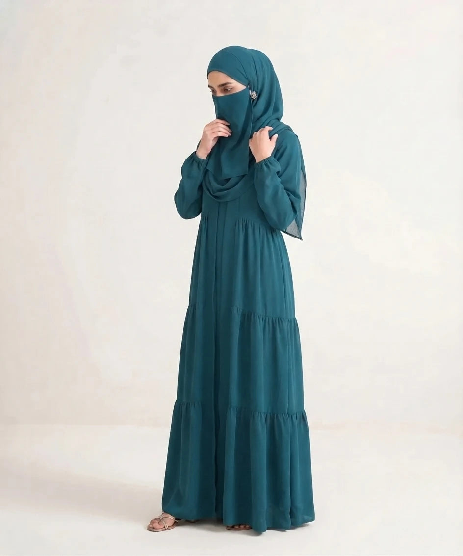 Wave Steps 04 piece abaya