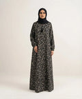 Nightbloom printed abaya