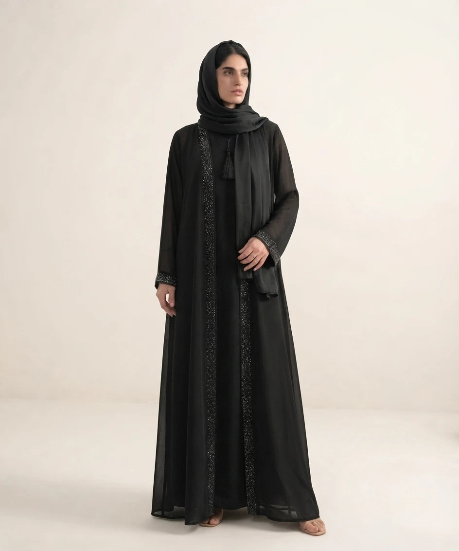 Aliha double uper abaya