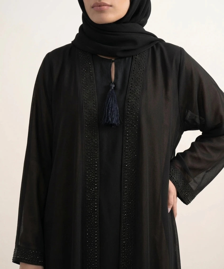 Aliha double uper abaya