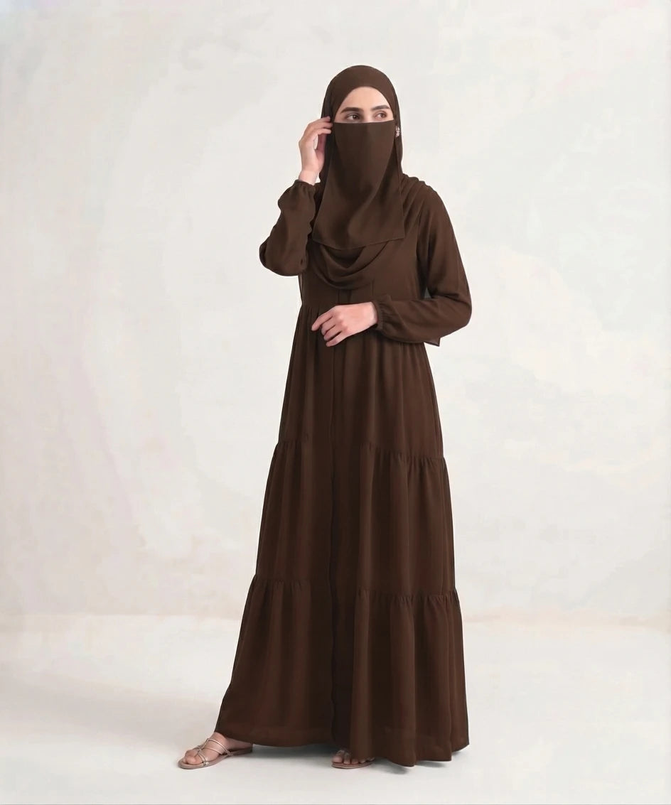 Wave Steps 04 piece abaya