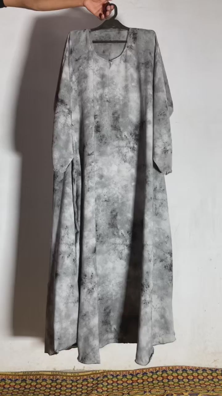 Dusk printed abaya